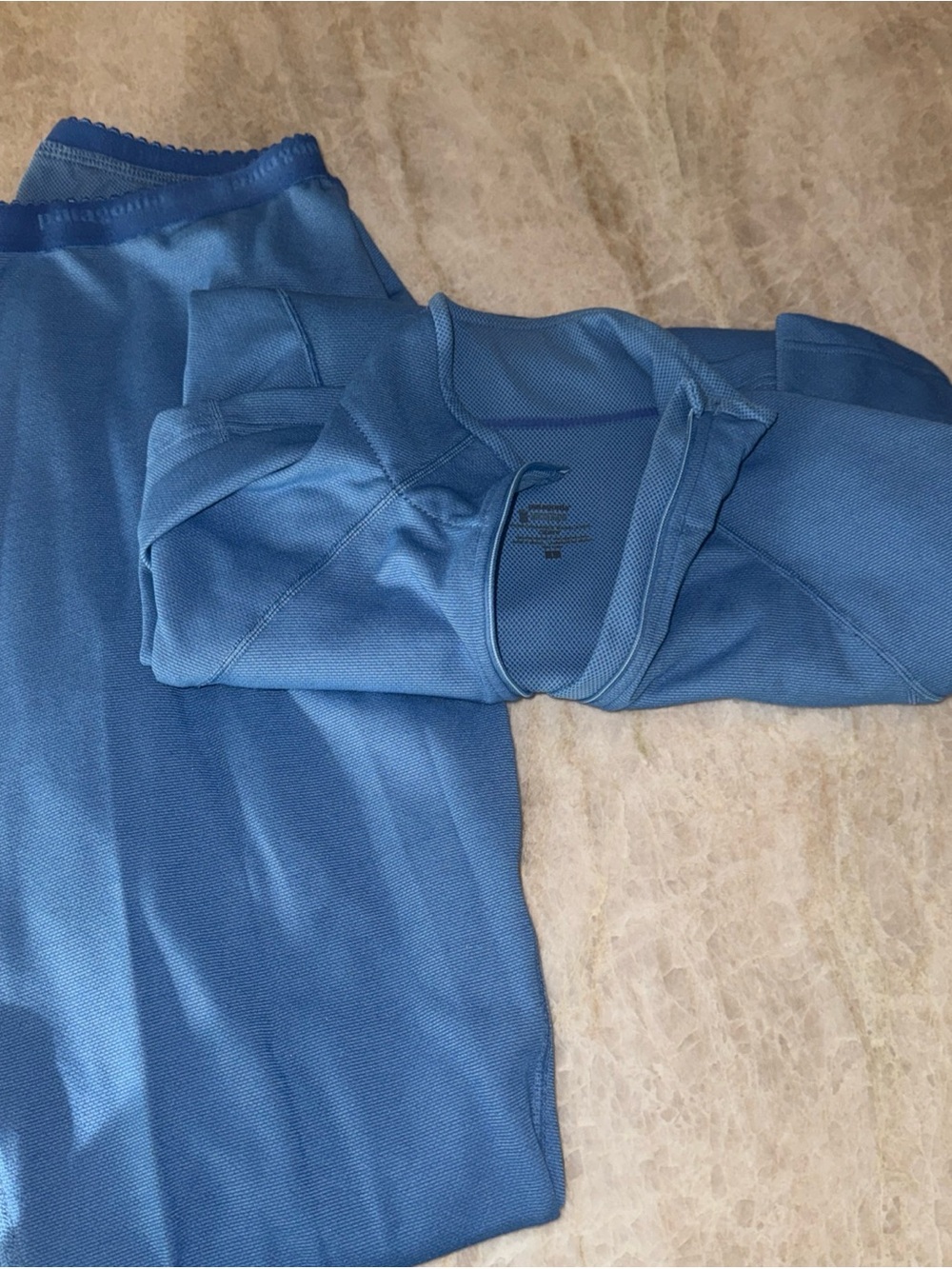 Patagonia Long Sleeve Tee in Light Blue